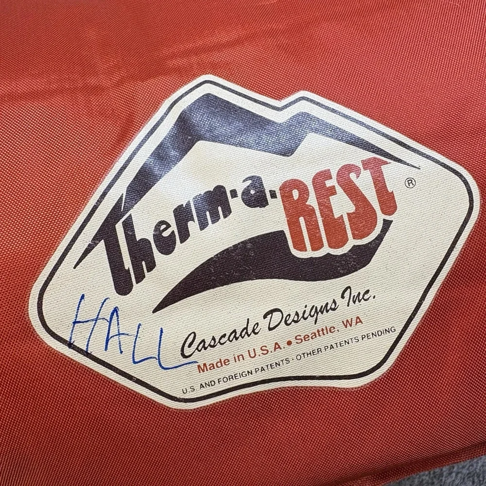 The Original Therm-a-rest Staytek 3/4 Vintage 20x47 Inch Orange Sleeping Pad